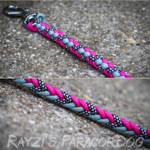 Félkör fonású póráz